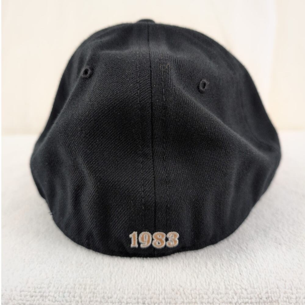 Vintage Chicago White Sox Cooperstown Collection 1983 black gold hat Size 7 3/8 - Picture 3 of 7